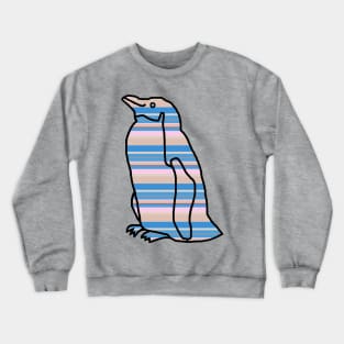 Cherry Blossom Stripes Penguin Crewneck Sweatshirt